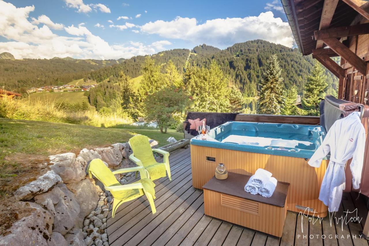 Chalet Camomille Les Gets Exteriör bild